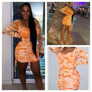 Orangy dress